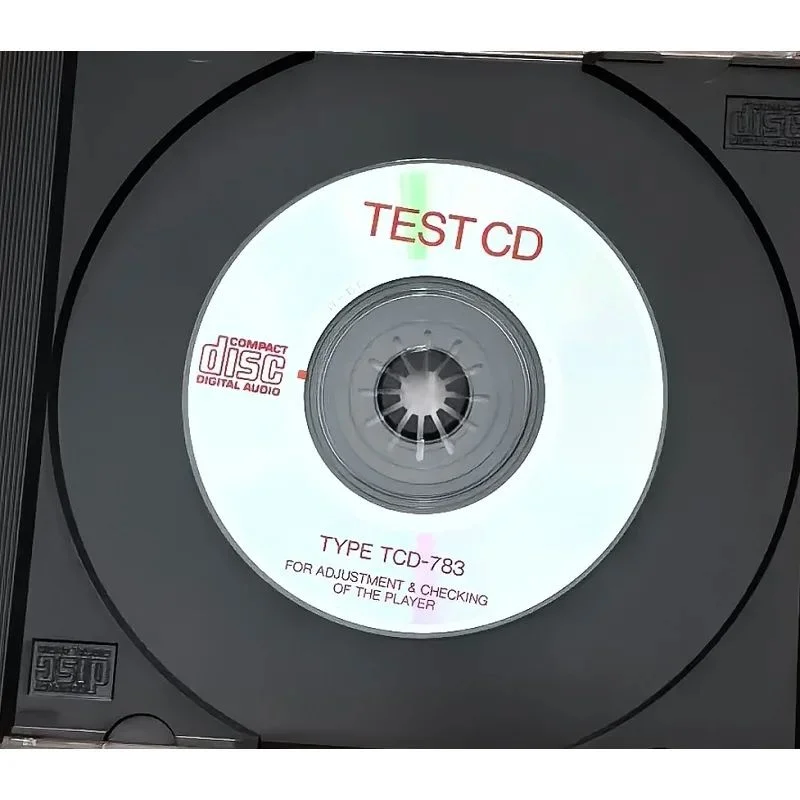 TEST CD TCD-783 For Checking CD Players and CD Drives, 8cm Single CD,CD-DA,20min. 2sec,Complies with Compact Disc Digital Audio
