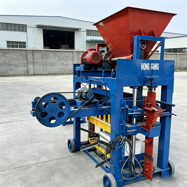 4.8KW Semi Automatic Brick Making Machine Fast 30-40S Molding Cycle Concrete Block Maker for Construction Projects