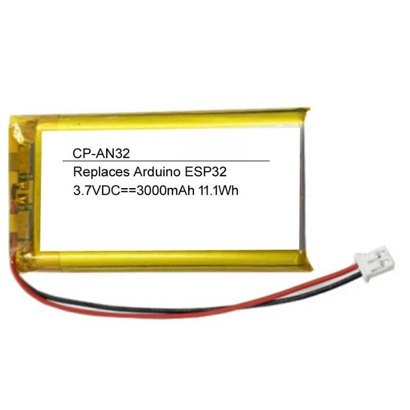 High Quality Battery 3.7V 3000mAh for Arduino IoT ESP32 Brand New Replacement Battery