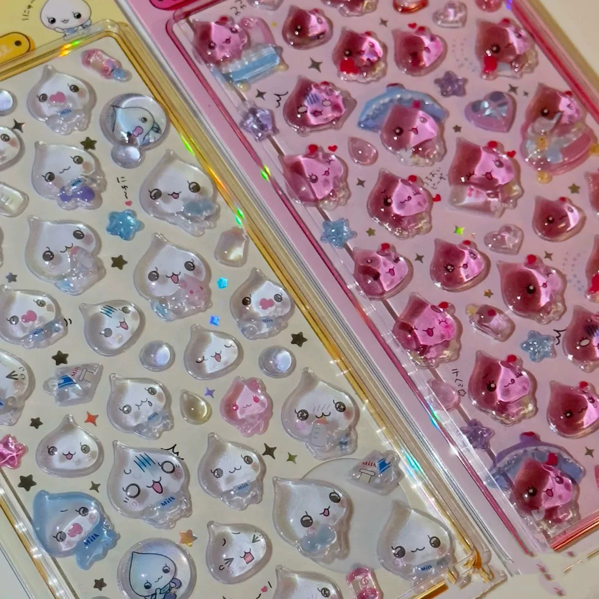 3D-Wassertropfen-Kristallaufkleber, niedlicher Glitzer-Regentropfen, DIY-Dekoraufkleber, Albumaufkleber, Telefonaufkleber, Geburtstagsgeschenk für einen Freund