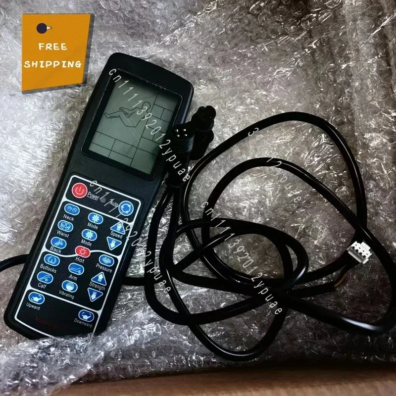 4 Pin Massage Chair Controller, 8 Push Button Hand Remote Panel, Replacement Accessory