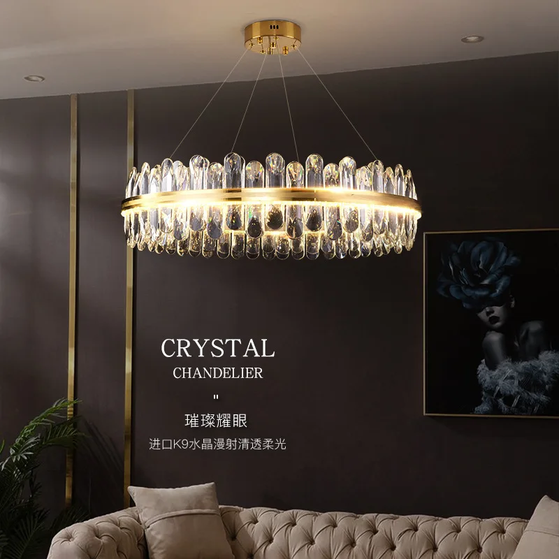 

Modern Luxury Gold Crystal Chandelier Lighting E14 Chandeliers Light Fixture for Living Room Hotel Hall Art Decor Hanging Lamp