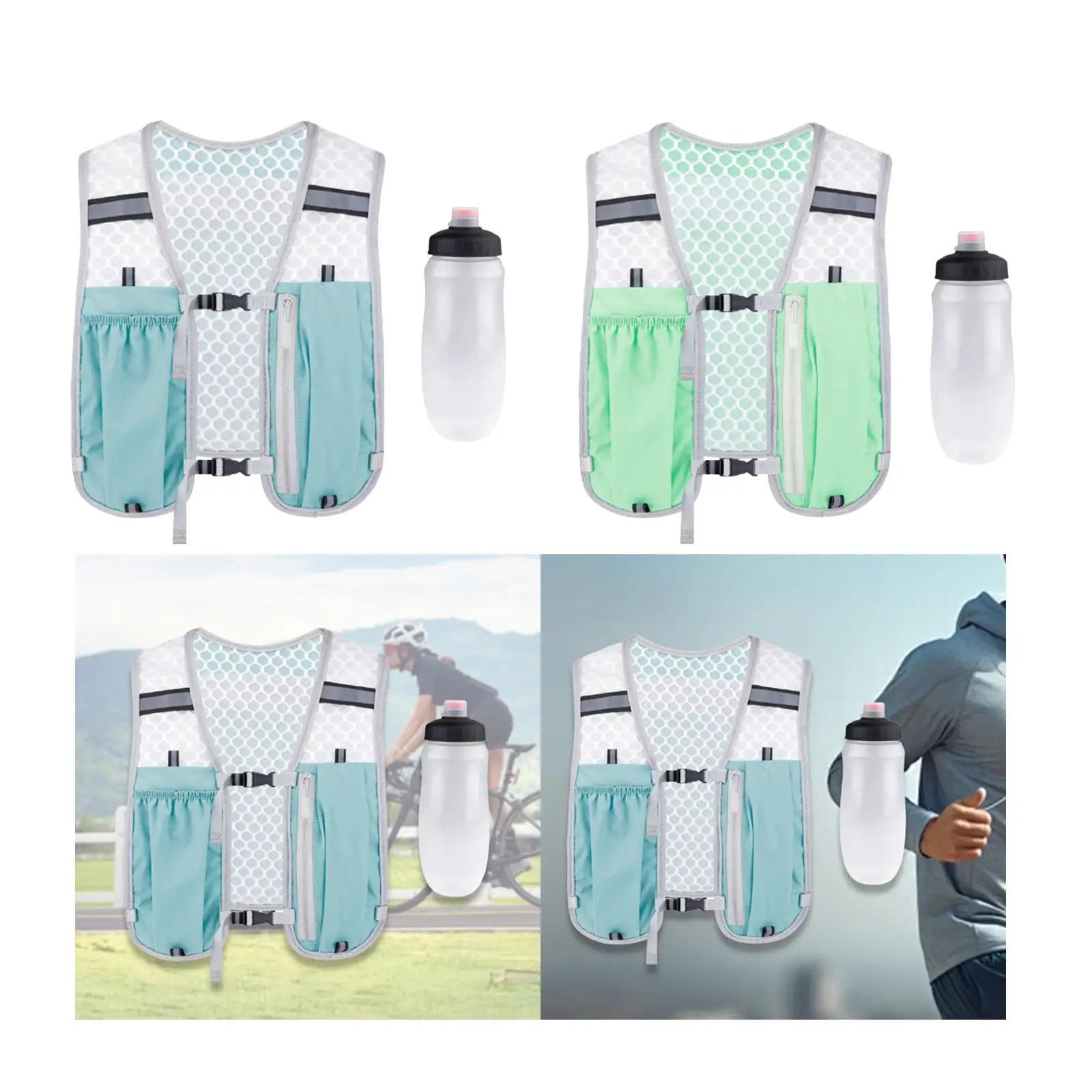 

Hydration Pack Lightweight Water Resistance Breathable Outdoor Running Backpack for Cycling Hiking Trail Jogging Marathoner