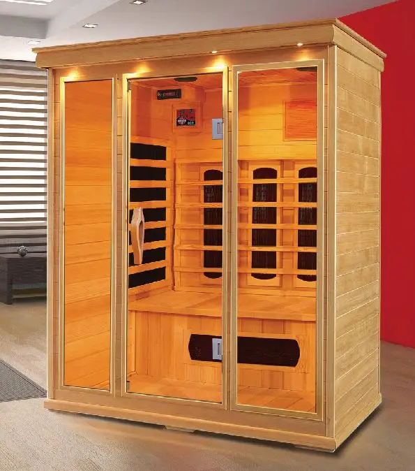 Family Suana Room 3-Personen-Carbonheizung mit Kohlenstoffheizung, Infrarotsauna