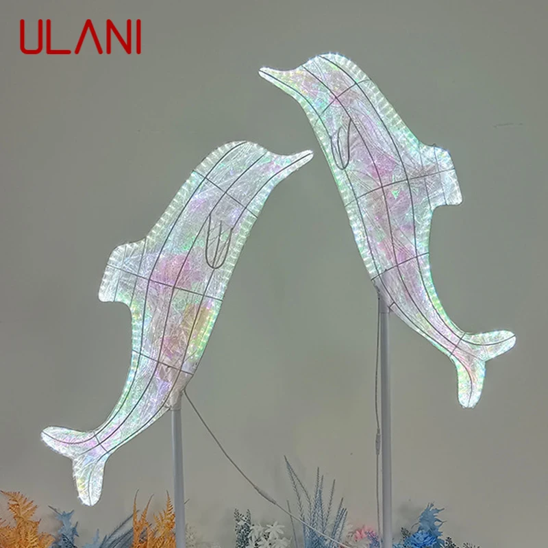 

ULANI Modern Little Dolphin Wedding Lantern Area Props Street Lamp LED Stage lighting Festival Atmosphere Background Decoration