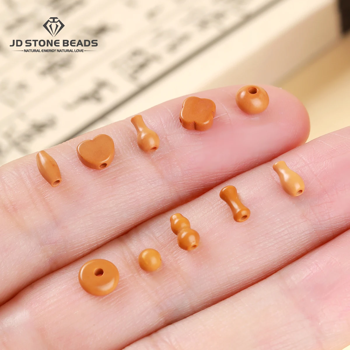 50 Pcs/lot Natural Wooden Olive Pit Four-Leaf Clover Shape Bead Loose Spacer for Jewelry Making DIY Bracelet Necklace Accessory