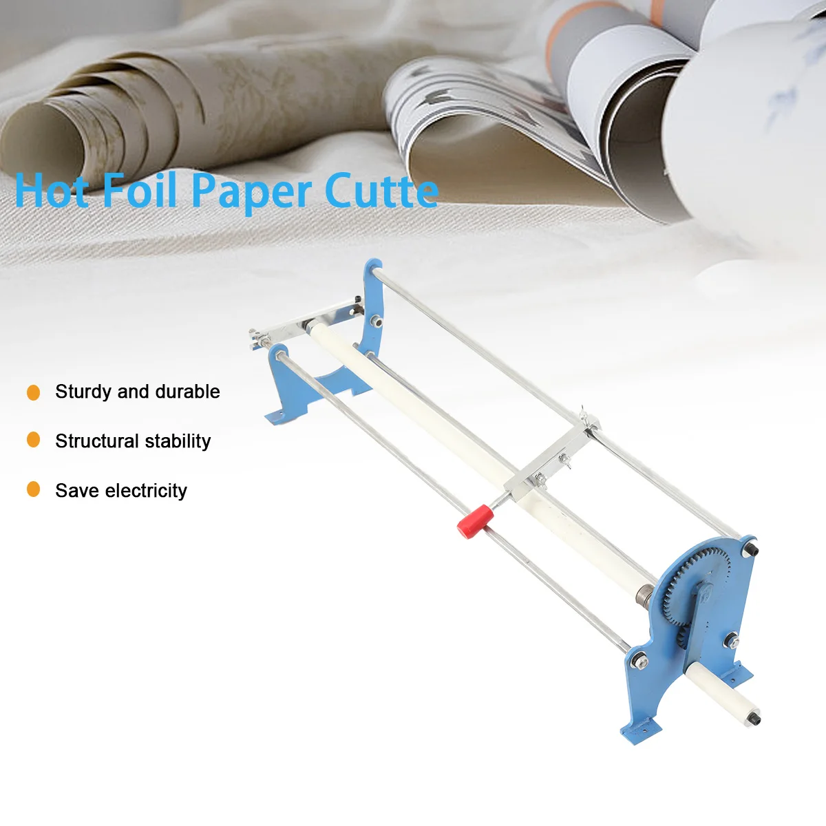 Hot Foil Paper Cutter Manual Slitter Hot Stamping Hand Cutting Machine Manual Foil Paper Cutter Slitter