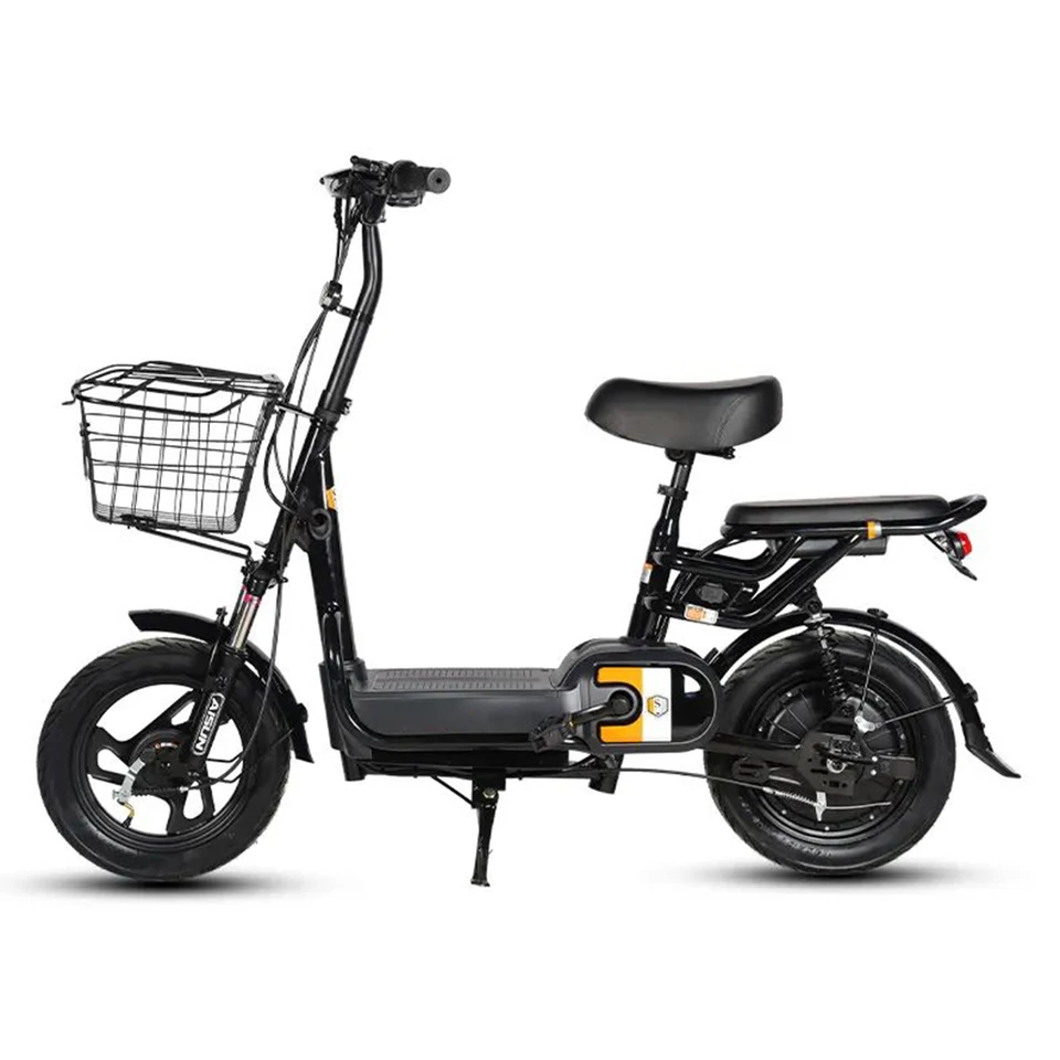 Wholesale 14Inch E-Bike Electric Moped Electric Bike 350W 48V Motor City Electric Scooter for Adults image 6