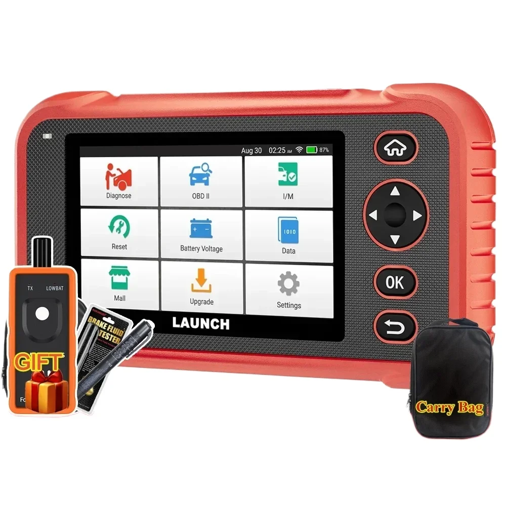 LAUNCH X431 CRP129E PLUS Car OBD2 Full System Diagnostic Scanner Oil SAS EPB TPMS DPF INJEC BMS ETS Reset Auto VIN Scan Tool