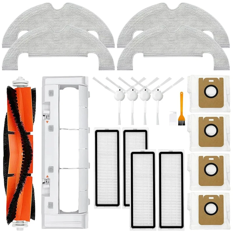 

B53C Accessories For Dreame Bot D10 Plus/RLS3D Vacuum Cleaner Robot Replacement Main Side Brush Mop Cloth Filter Dust Bag