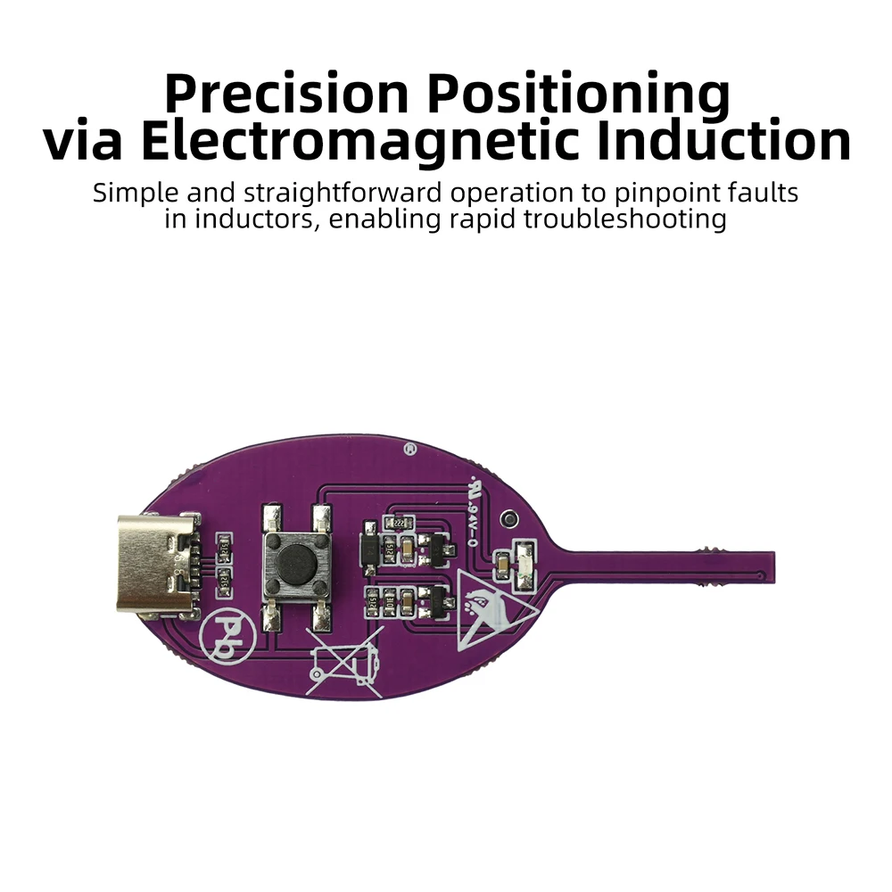 Inductance Tester Motherboard Coil Tester Fault Detector for PC Repair Motherboard Diagnosis Tool Quick Fault Check Type-C Port