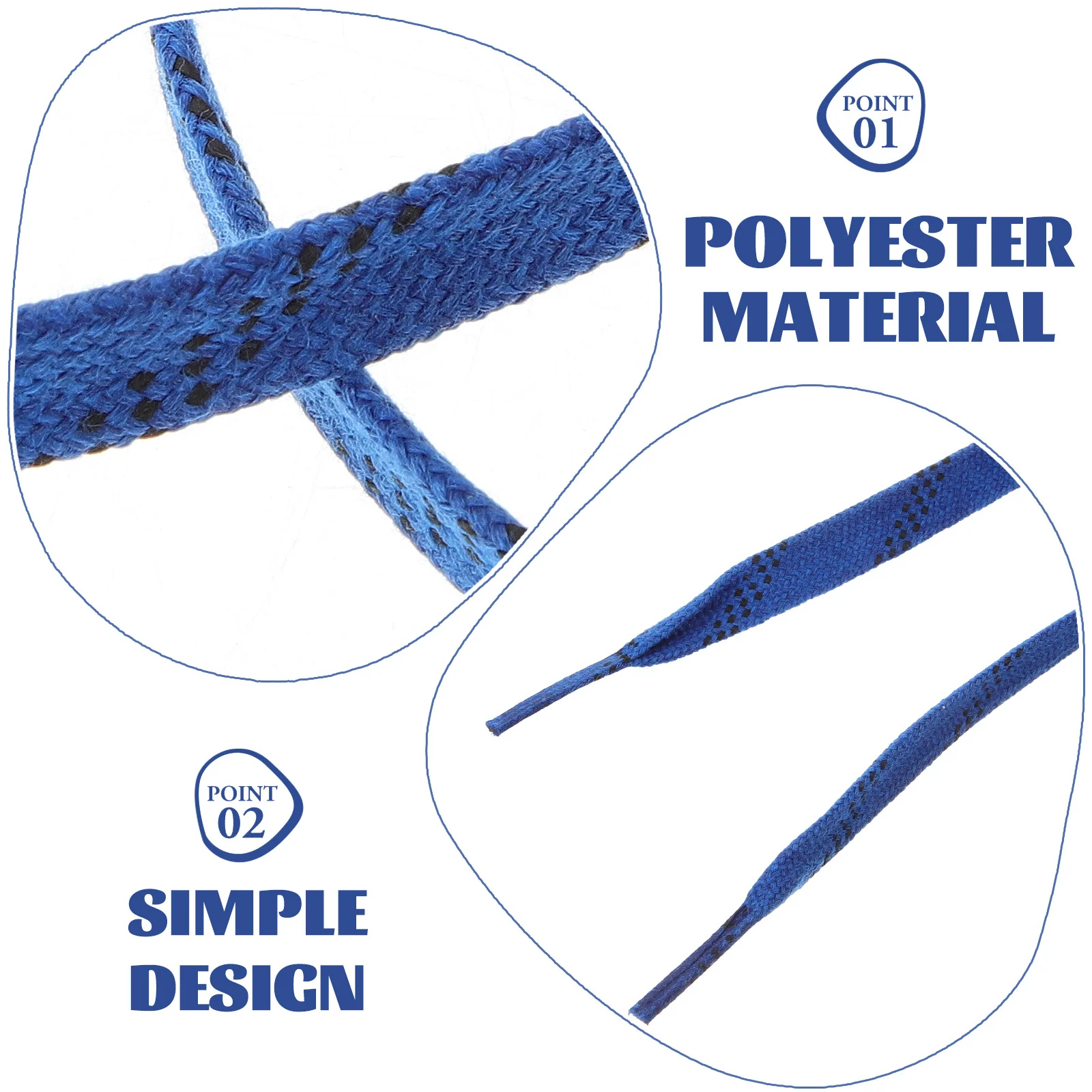 

1 пара прочных износостойких вощеных шнурков для хоккейных коньков, сменные шнурки для хоккейных коньков, роликовых коньков, спортивная обувь