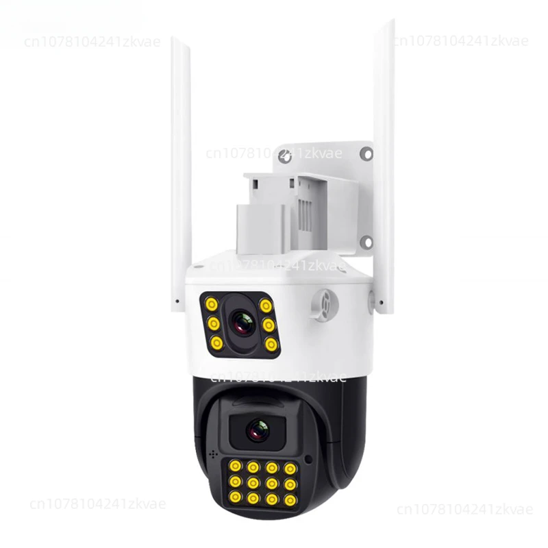 Intrusion detection ptz camera outdoor Vstarcam, FG663DR 4G surveillance camera, 2MP full color Dual Lens  smoke alarm