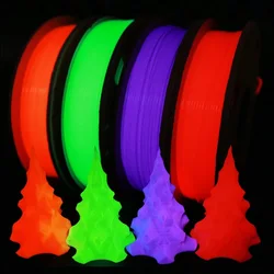 3D Printer Filament PLA Glow In The Dark 1.75mm 1kg 250g Luminous Filament PLA Blue Green Plastic Material Clear For FDM Printer