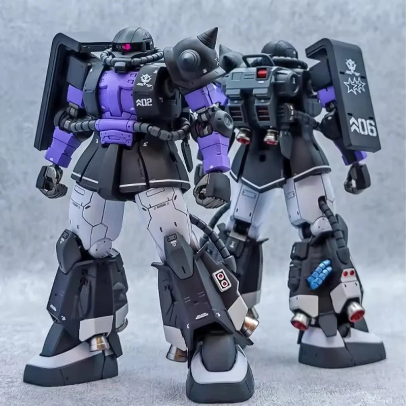 أسود Sanrensei Zaku Hg 1/144 Gto Mark Rabbit Mk-Ii تجميع نموذج أرقام Mecha Toys سطح المكتب تزيين الأطفال المتحركة تحصيل