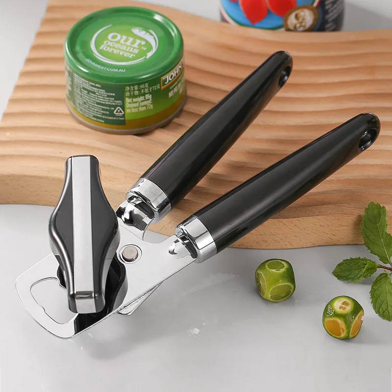 

Stainless steel can opener, multifunctional can opener tool, stainless steel can knife, kitchen tool, beer bottle opener