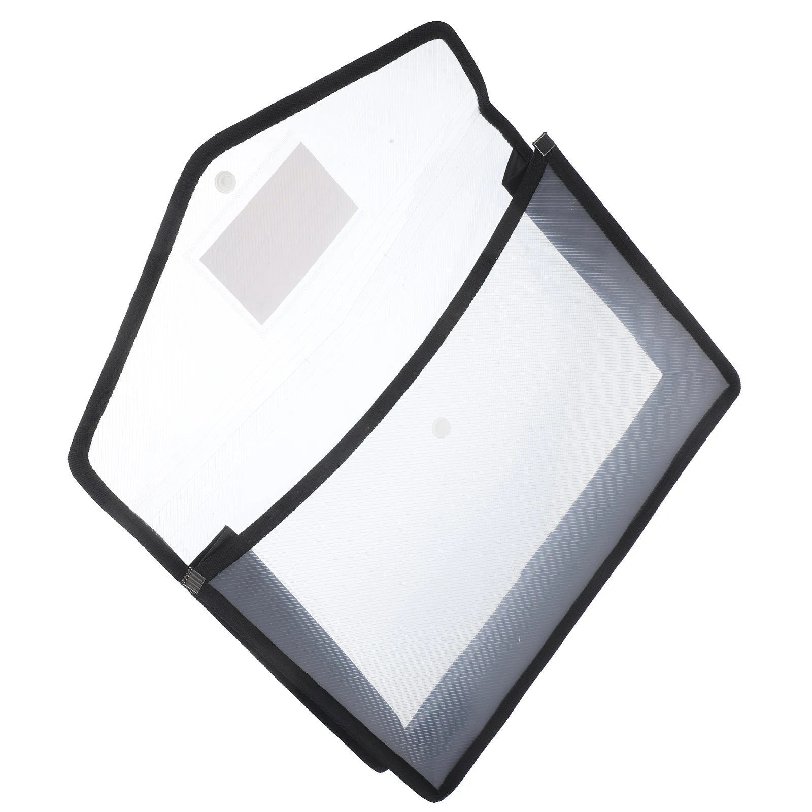 

2pcs A4 Bag Waterproof Transparent Document ganizer Blue Receipt Holder ganizer PP Material High Capacity Student Holder
