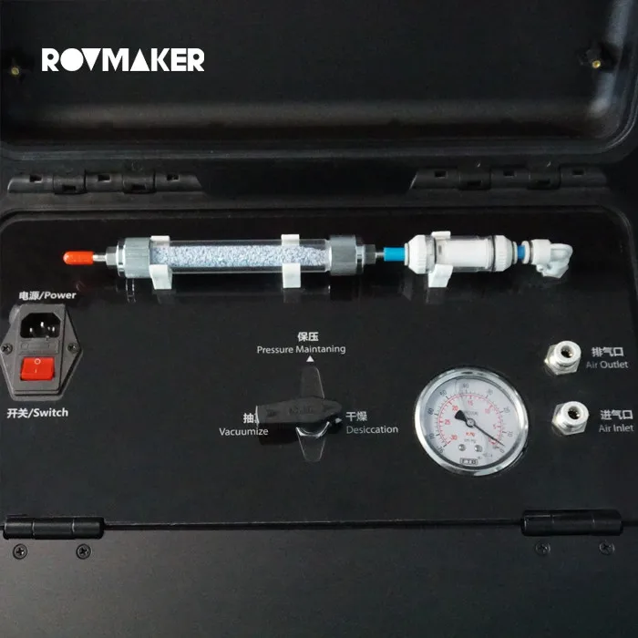 Rovmaker Electric Vacuum Pump of Air Tightness Test Device for Underwater Robot Air Tightness Test with Air Drying