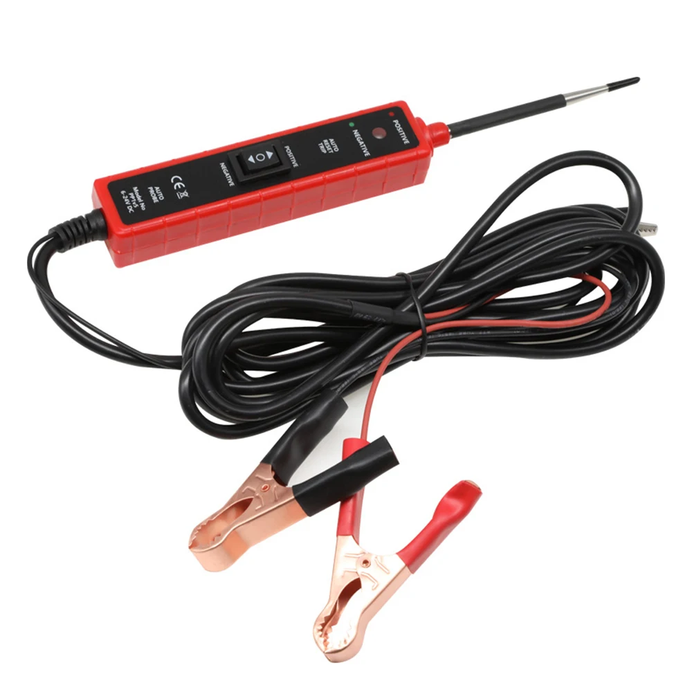 Aermotor Car Electrical Tester EM285 Probe Detector Automotive Electric Circuit Tester Multi-functions Test Lead 6-24V DC