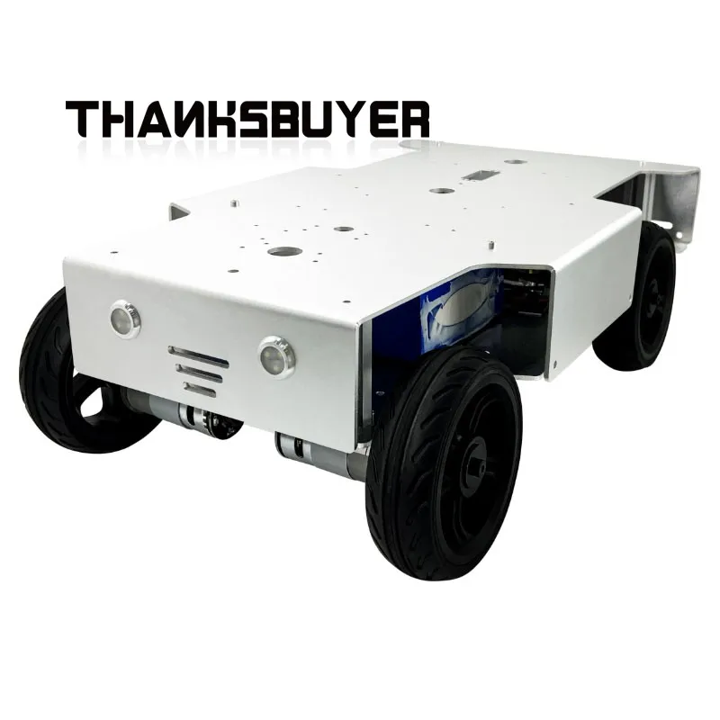 M500 Mecanum roue en caoutchouc Version 15KG grande capacité de charge système de Suspension de pendule de châssis de voiture robotique