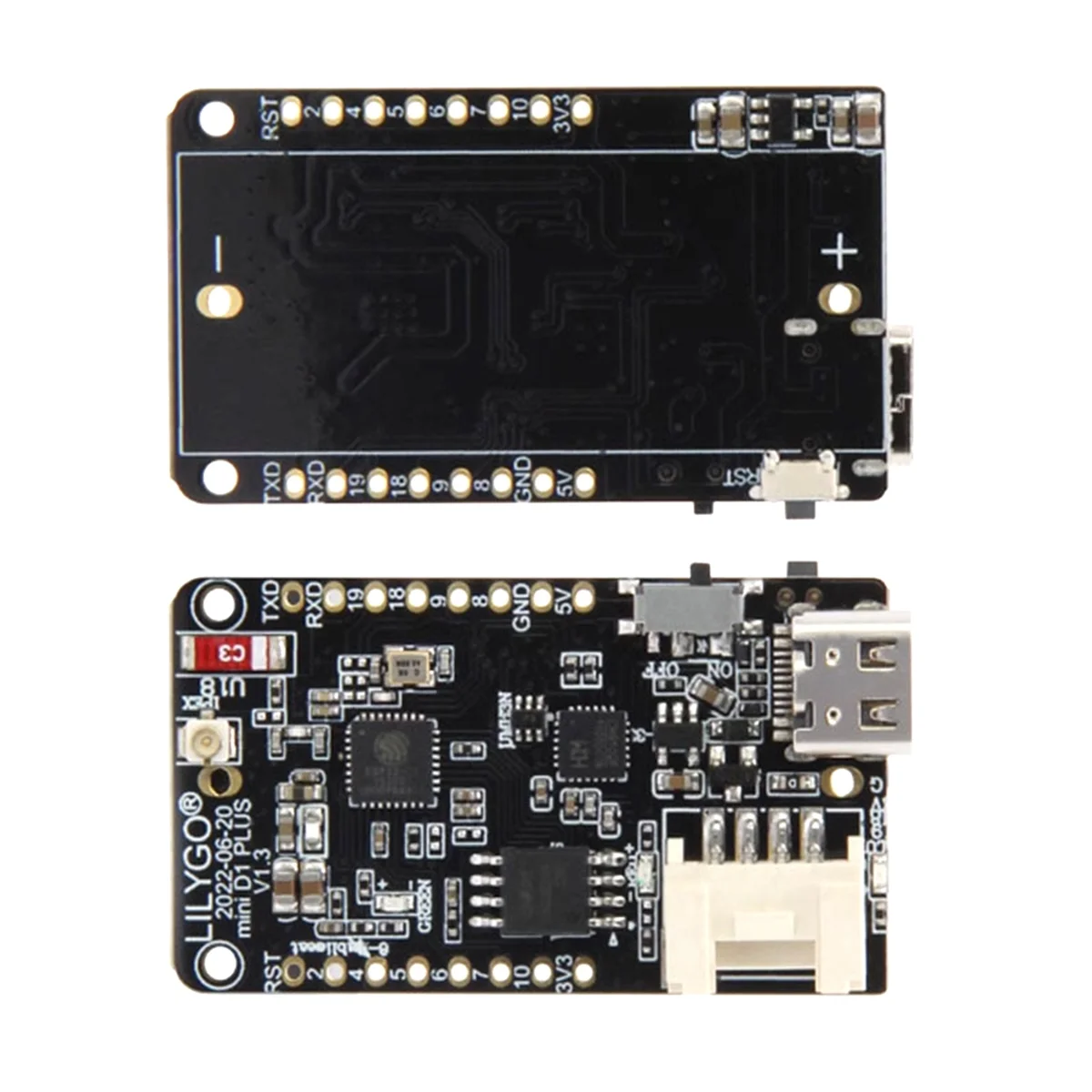 A49T T-OI Plus ESP32-C3 RISC-V MCU Modulo wireless Circuiti di sviluppo Scheda Supprietà Wi-Fi Bluetooth B