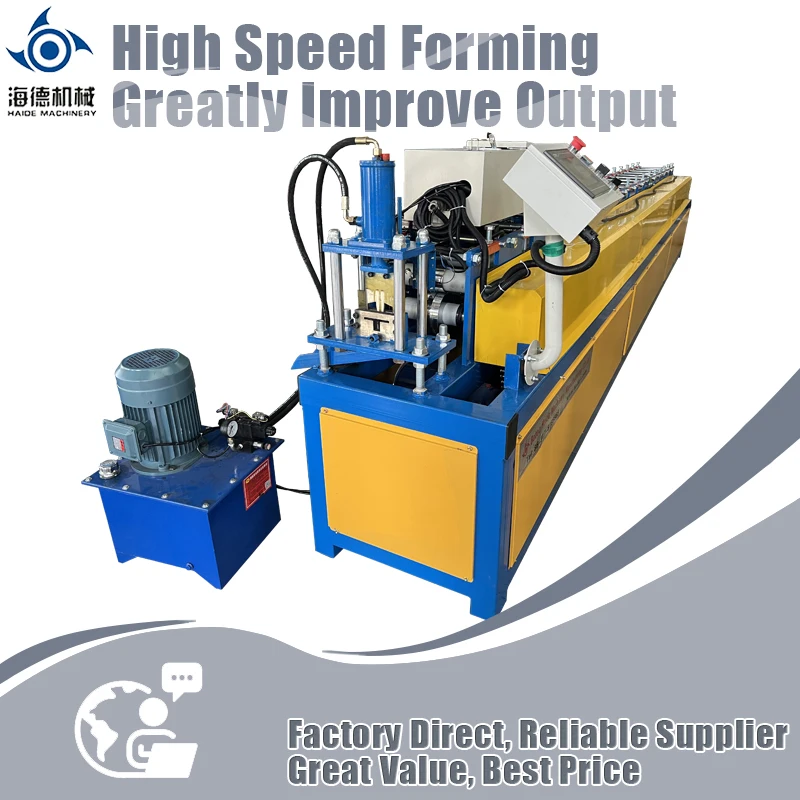 High definition greenhouse steel truss roll forming machine, construction cap groove cold forming equipment
