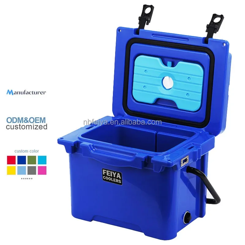 17QT portable promotion rotomolded coolers christmas ice box coolers outdoor camping gift ice chest coolers