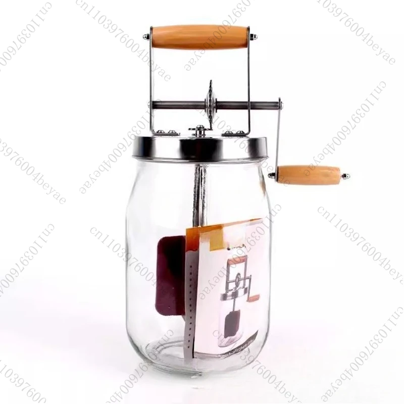 1.5L  Mixer Machine Food Grade Butter Mixer Glass Bottle