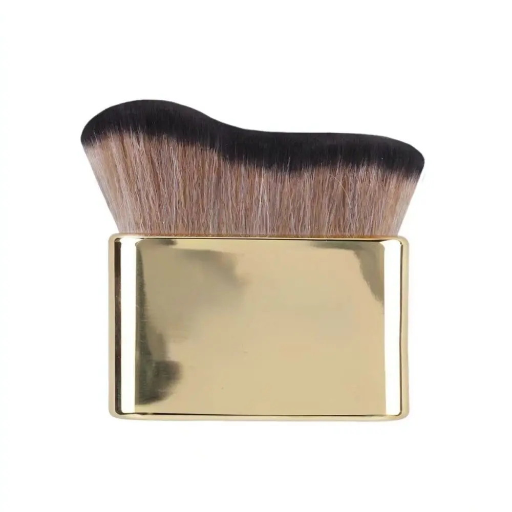 Soft Synthetic Fiber Foundation Brush Flat Head Makeup Tool For Face Body Cream Contour Seamless Liquid Blending