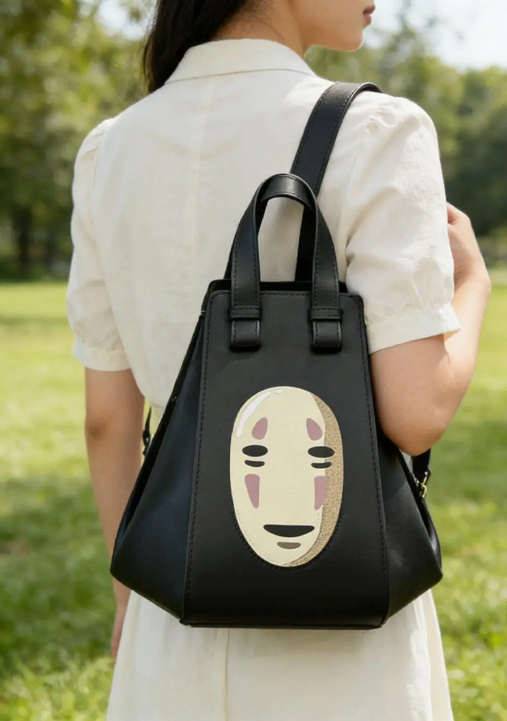 

Японская сумка-рюкзак Totoro Spirite Away Kawaii для мальчиков и девочек, аниме-мультфильм, портативная сумка через плечо для студентов