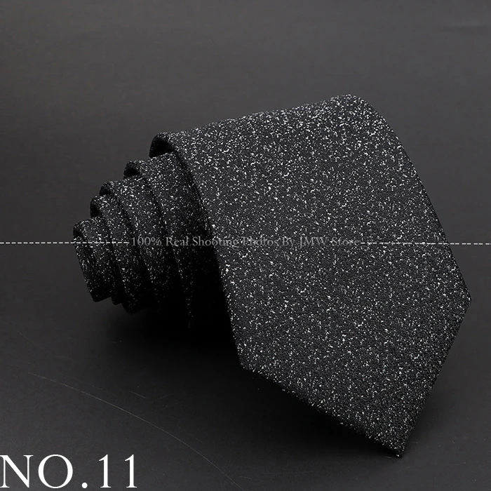 Neue Design Hochzeit Männer Krawatte Schwarz Solide Gestreiften Paisley Blume Krawatten Männer Business Dropshipping Bräutigam Kragen Zubehör Geschenk – Detail 11