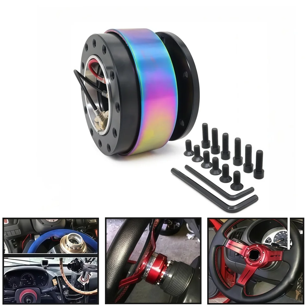 عجلة توجيه سيارة الإفراج السريع محول أداة الكرة تحمل عجلة القيادة الإفراج السريع تعديل السيارة الملحقات الداخلية #2