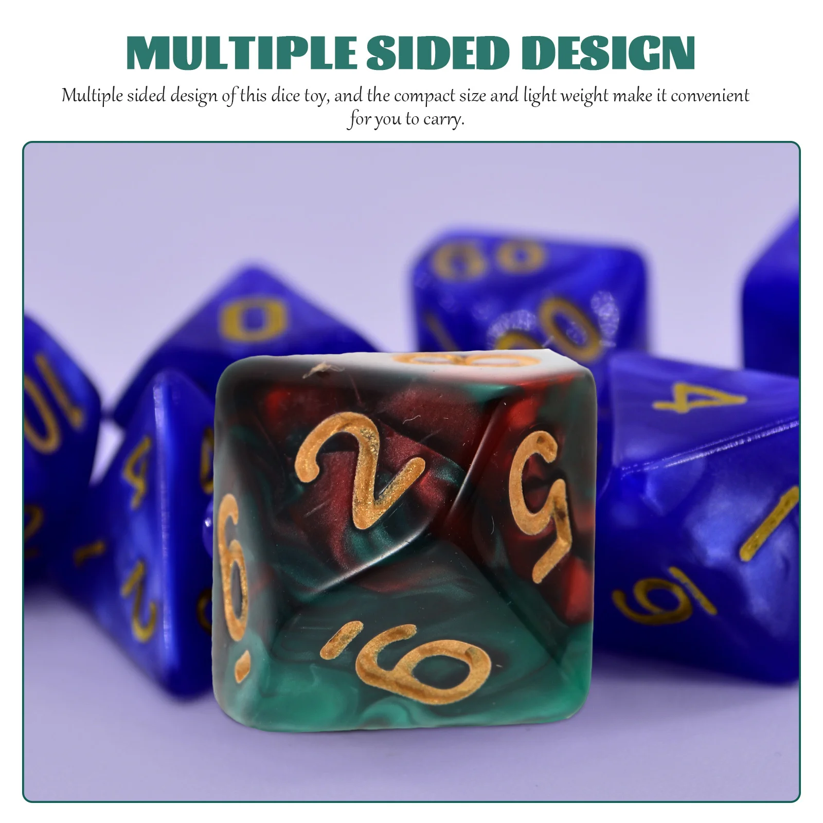 

10Pcs Multi-Sided Educational Kids Arithmetic Math Learning Tools for Classroom and Home Use Multiple Sided