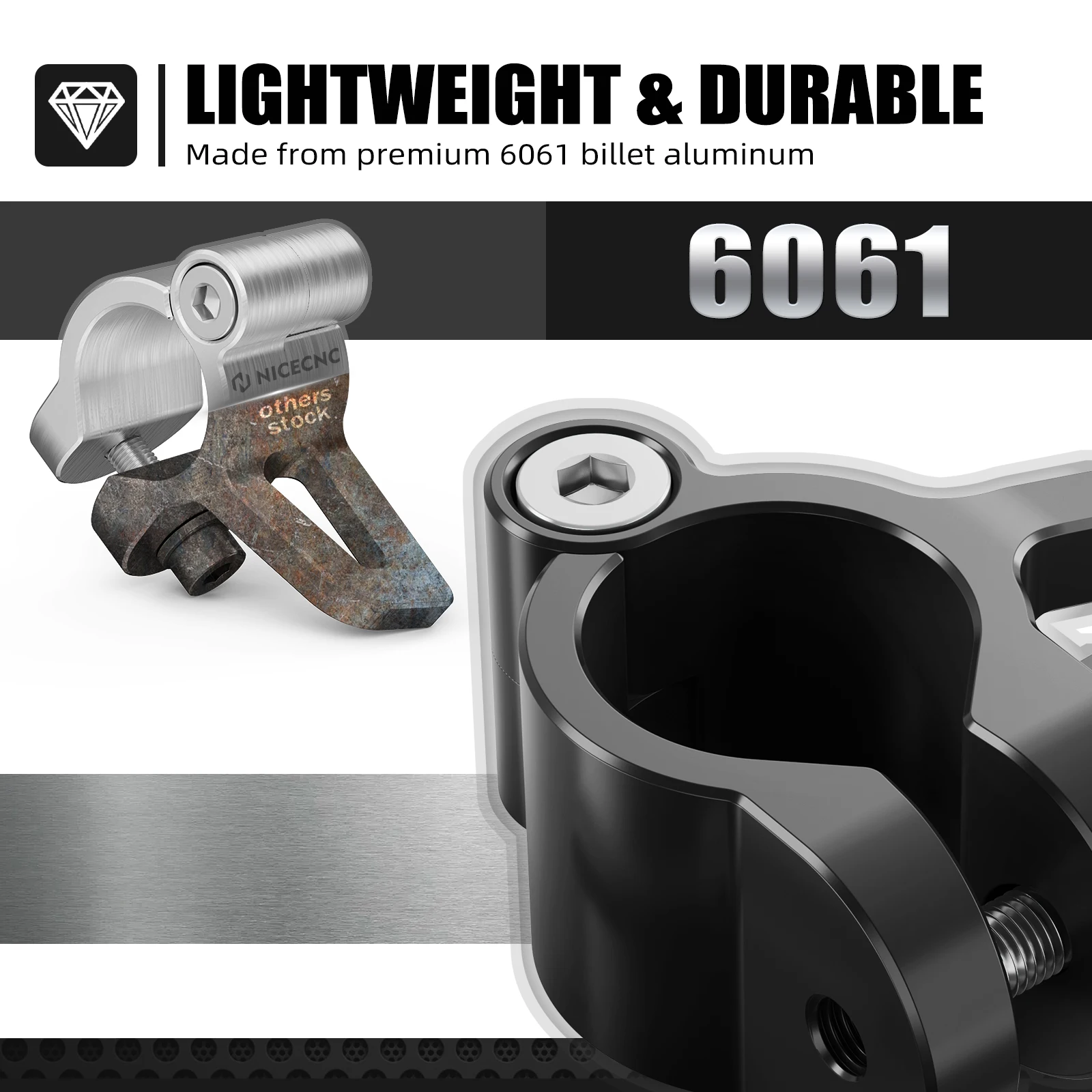 ل KTM 690 إندورو R/RA 2008-2023 مسنده حامل جانبي طرف الدهون القدم Husqvarna 701 إندورو 2016-2024 GasGas 700 ES 2022-2024 #5