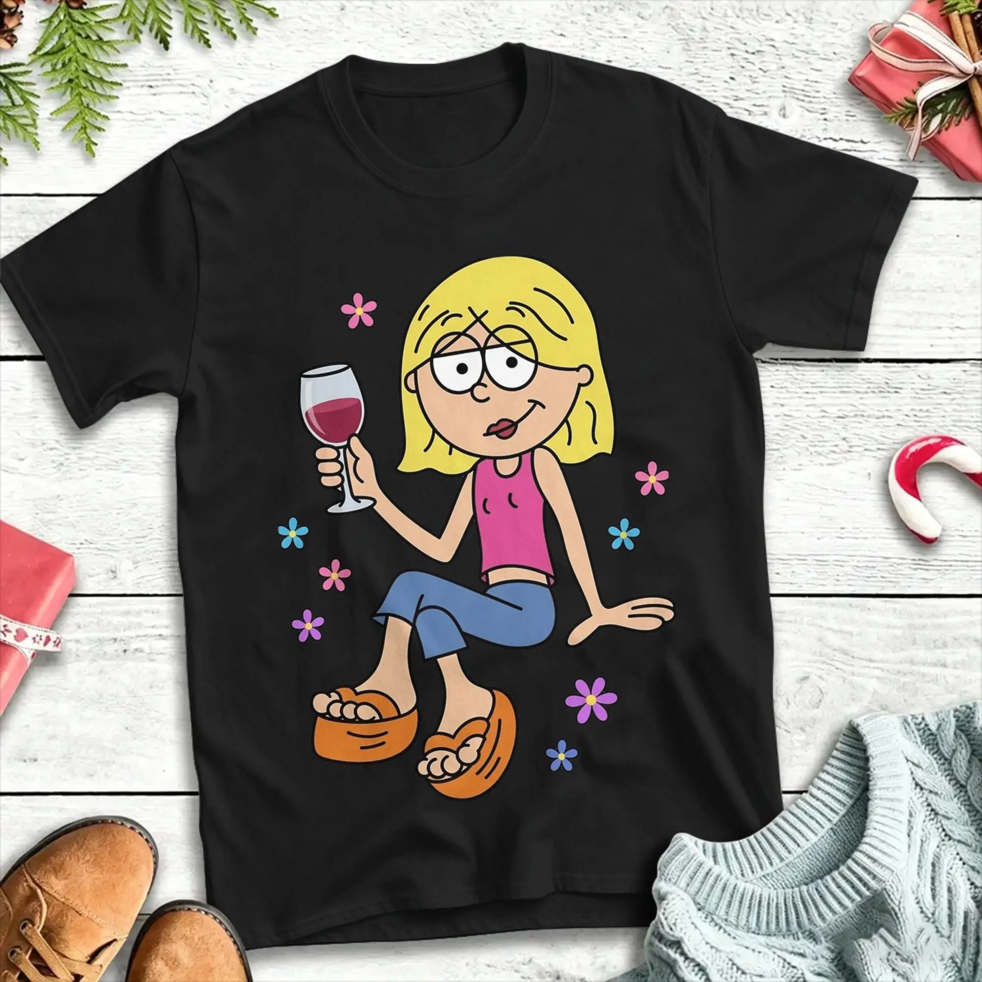 Men's Lizzie McGuire T-Shirts  100% Cotton Tees Summer Y2K Basic Short-Sleeved T Shirt O-Neck Hipster Loose Tee Shirt