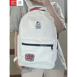 MINISO Hello Kitty 2024 New Backpack for Men and Women Cute Lightweight Backpack School Bag for Students Bags for Women