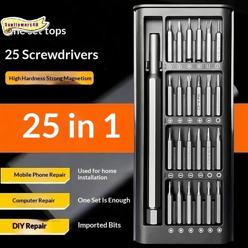 25-in-1 25-in-1 Mini Screwdriver Set Durable Small Precision Screwdriver Kit for Laptop Eyeglass Phone Repair Travel Use - Aliexpress Deal