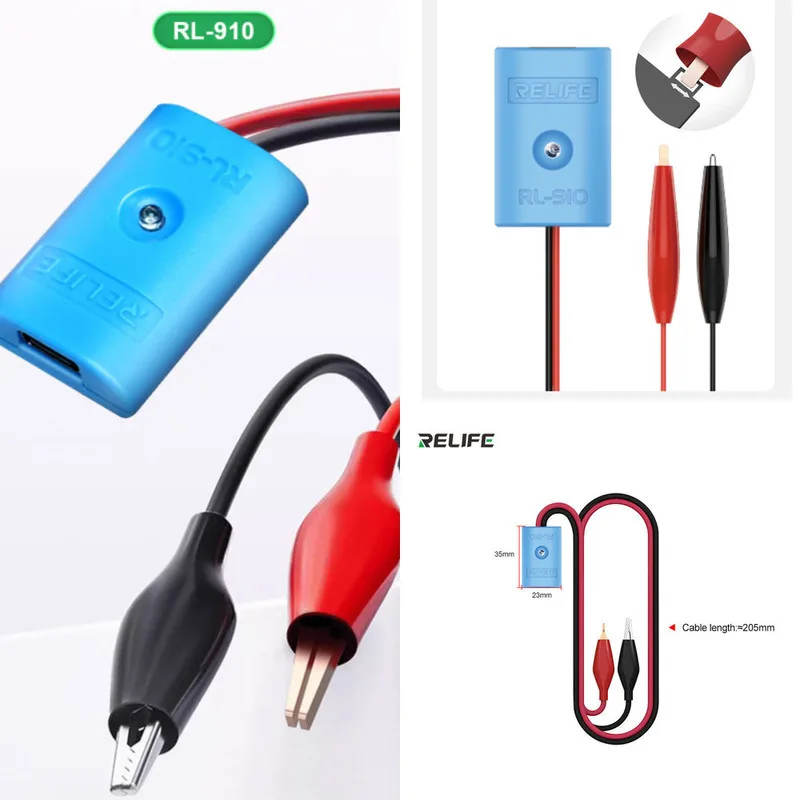 

RELIFE RL-910 Battery Quick Disconnect Supports DIY Maintenance Of 16 Series Battery Quick Disconnect Tools For Mobile Phones.