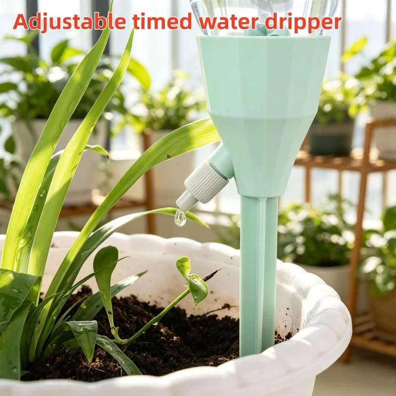 3Pcs Automatic Plant Watering Spikes Adjustable Drip Irrigation Device Self Watering Stakes for Indoor Outdoor Potted Plants