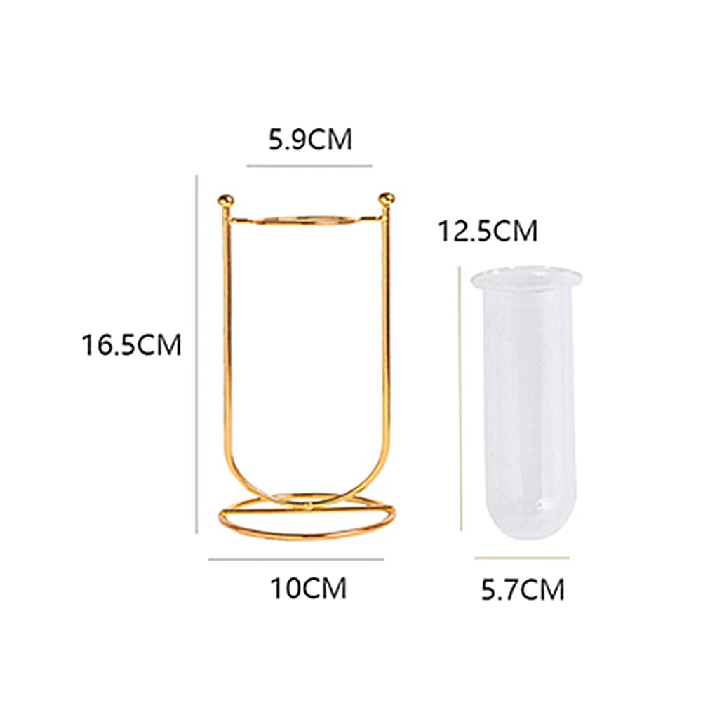 

1Pcs Hydroponics Plants Pot Nordic Ginkgo Leaf Glass Vase Creative Flower Tubular Planter Home Decor Flower Arrangement Holder