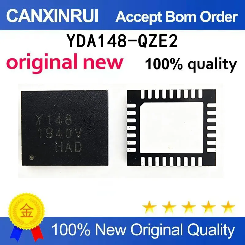 

(5-100 PCS) New YDA148-QZE2 Silk-screened Y148 QFN32 Digital Audio Amplifier Chip IC