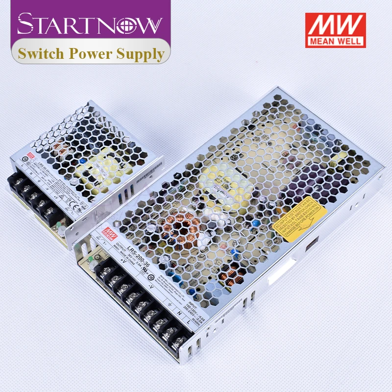 Startnow LRS-350-36 Switch Power Supply for Laser Controller Original MW Taiwan Meanwell Switching Power Supply 24V 36V 48V 350W