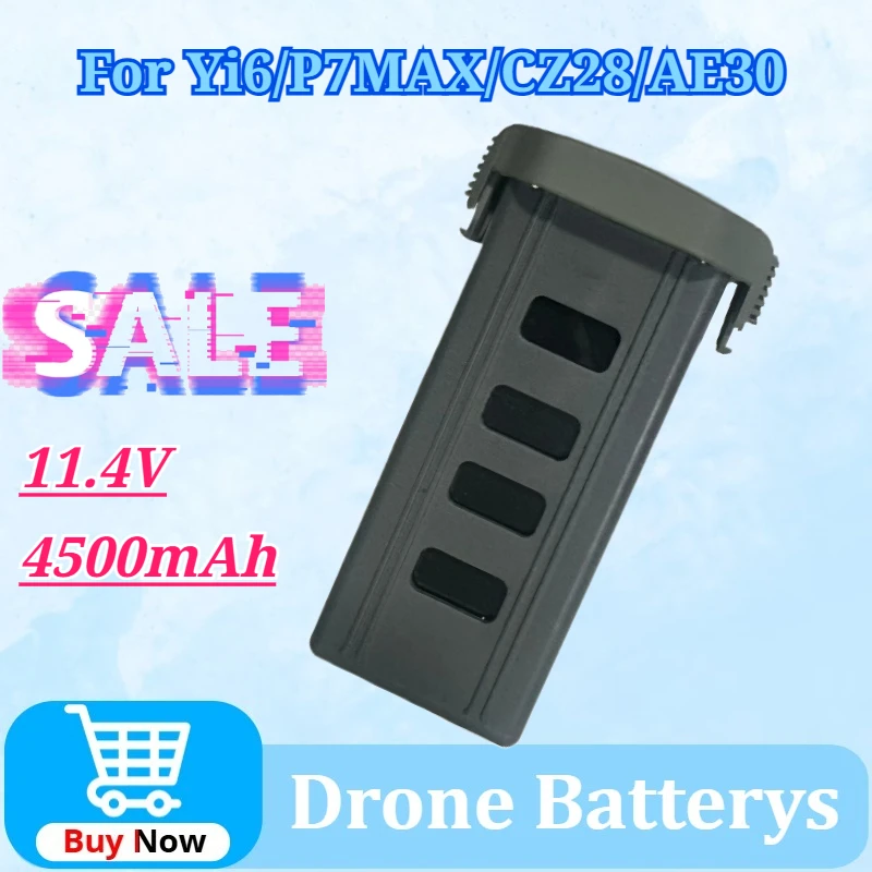 

Кабель для зарядки аккумулятора 11.4V 4500mAh большой емкости для Yi6 P7MAX CZ28 AE30, аксессуары для интеллектуальных полетных аккумуляторов дронов