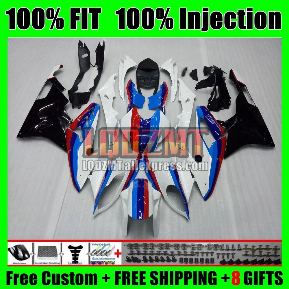 Injection For BMW S1000 S 1000 RR Blue black 1000RR 101No.16 S1000RR 09 10 11 12 13 14 2009 2010 2011 2012 2013 2014 Fairings