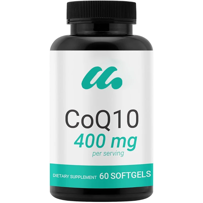 CoQ10 400mg Soft Capsules - High Quality Coenzyme Q10- Co Q10-60 Liquid Soft Capsules