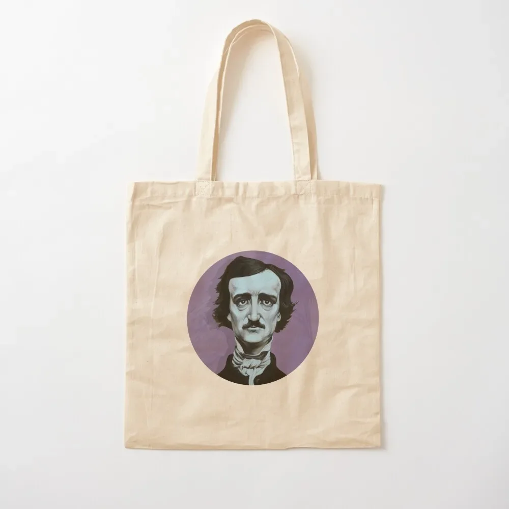 

Edgar Allan Poe Tote Bag tote bag men reusable shopping bags Tote Bag