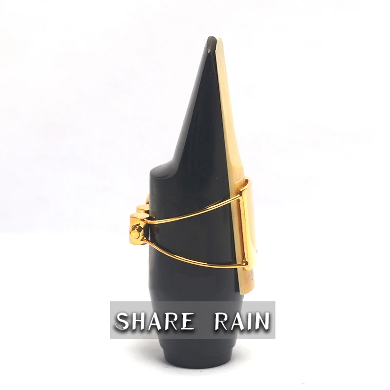 Share rain Soprano /Alto /Tenor sax /Clarinet hard rubber mouthpiece appropriative steel wire metal ligature Butterfly