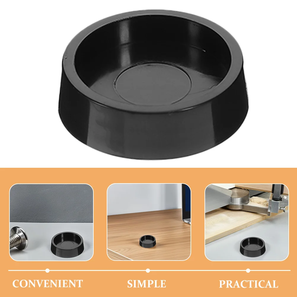 2Pcs Non-Slip Wheel Stopper Pads for Office Chairs Plastic Caster Cups Floor Protector Stability Grip for Rolling Furniture
