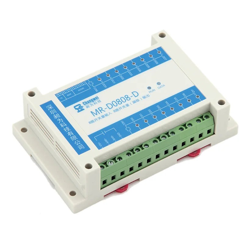 Distributed IO Module 485 Communication RTU PLC Switch Quantity Expansion Unit Digital Quantity 8 Input 8 Output