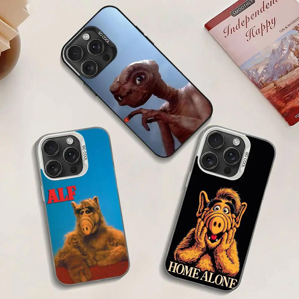

Alf TV Series Phone Case For IPhone 17 16 15 14 13 12 11 Pro Max Plus Color Shockproof Back Silver Cover